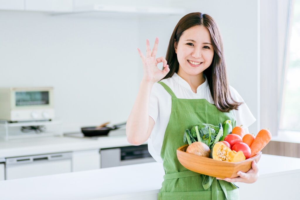 栄養バランスがとれた食事